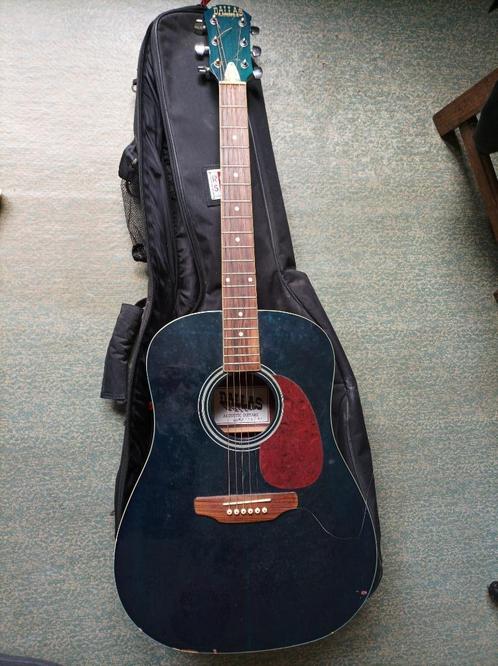 DALLAS acoustic guitar WT710TBL, Muziek en Instrumenten, Snaarinstrumenten | Gitaren | Akoestisch, Gebruikt, Western- of Steelstringgitaar