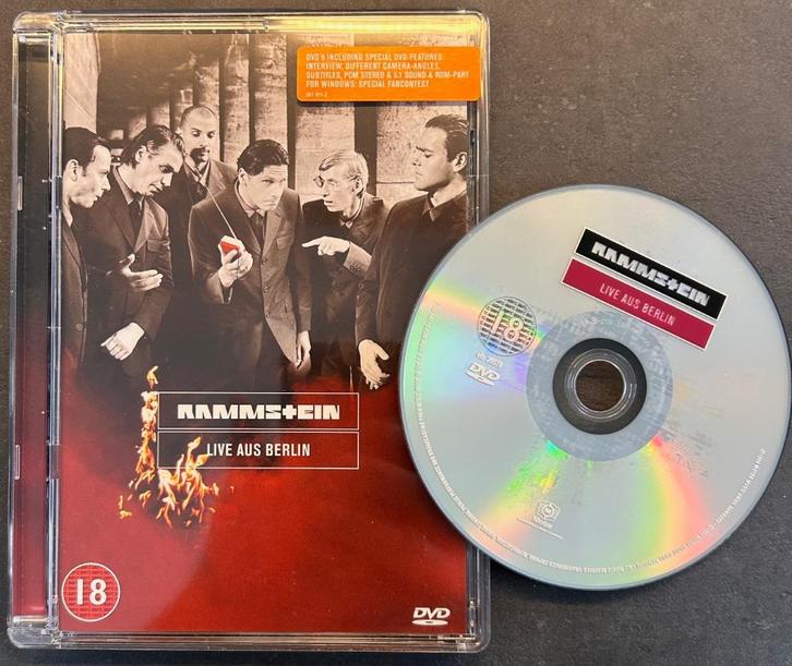 RAMMSTEIN - Live aus Berlin ( DVD ), Cd's en Dvd's, Dvd's | Muziek en Concerten, Zo goed als nieuw, Muziek en Concerten, Vanaf 16 jaar