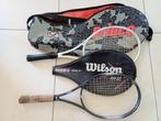 2 raquettes de tennis et housse, Racket, Gebruikt, Wilson, Ophalen of Verzenden