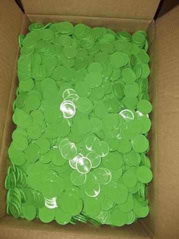 jetons beschikbaar voor biedingen