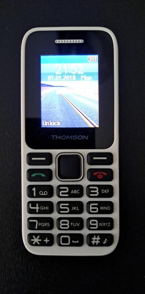 THOMSON GSM met lader, Telecommunicatie, Mobiele telefoons | Overige merken, Gebruikt, Zonder abonnement, Zonder simlock, Klassiek of Candybar