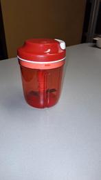Tupperware Sonic medium  730 ml Chopper, Enlèvement ou Envoi, Comme neuf, Rouge