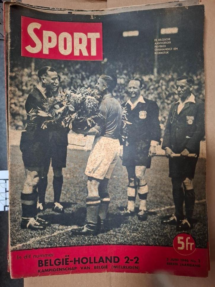 Sport magazine 1946-1947, Verzamelen, Sportartikelen en Voetbal, Gebruikt, Overige typen, Ophalen of Verzenden