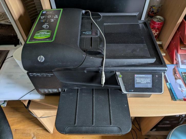 Imprimante Scanner Fax HP 6700 (bug), Computers en Software, Printers, Niet werkend, Printer, Faxen, Kleur printen, Kopieren, Scannen