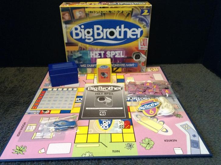 STOPZETTING VERZAMELING Big  Brother, Hobby en Vrije tijd, Gezelschapsspellen | Bordspellen, Gebruikt, Ophalen of Verzenden