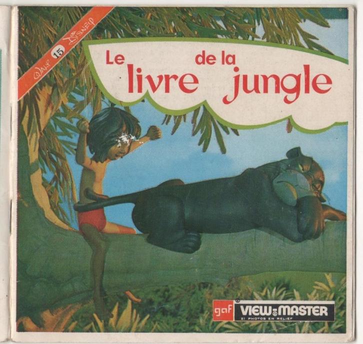 View-master Het Jungleboek B 363, Antiek en Kunst, Antiek | Speelgoed, Ophalen of Verzenden