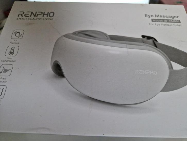 Renpho Eye Massager met warmtecompressie, Sport en Fitness, Massageproducten, Zo goed als nieuw, Ophalen
