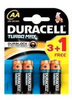 Pack de 4 piles AA Duracell MN1500 / LR6 Alkaline-Turbo Max, Enlèvement ou Envoi, Neuf
