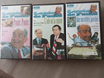 LOUIS DE FUNES -  VHS  -  3 FILMS beschikbaar voor biedingen