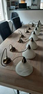 Set van 8 hanglampen, Maison & Meubles, Lampes | Suspensions, Comme neuf, Enlèvement ou Envoi