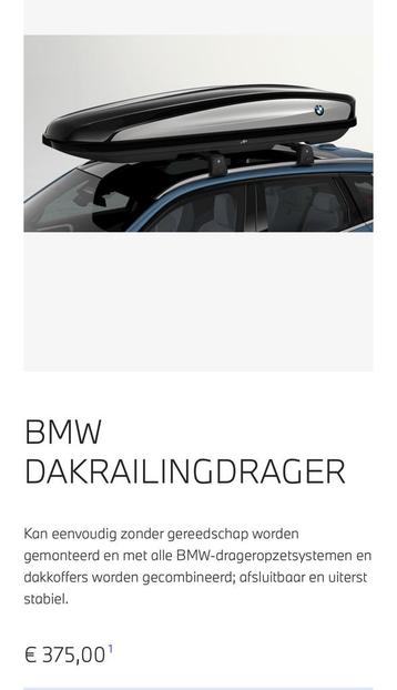 Originele nieuwe dakdragers voor BMW X3 (g45), Enlèvement, Neuf