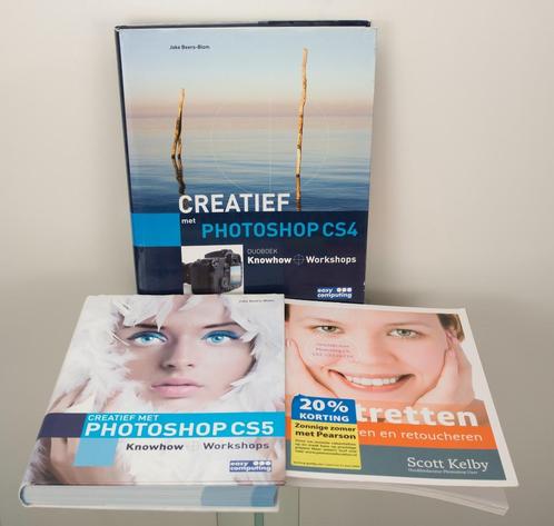 3 boeken photoshop cursus, Boeken, Informatica en Computer, Ophalen of Verzenden