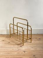 Vintage lectuurbak - metalen magazinerek, Huis en Inrichting, Woonaccessoires | Krantenbakken en Lectuurbakken, Ophalen, Gebruikt