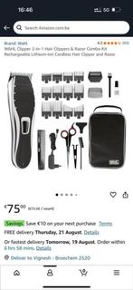 WAHL Clipper 2-in-1 tondeuse en scheerapparaat, combi-set, Ophalen of Verzenden, Nieuw, Haarverzorging