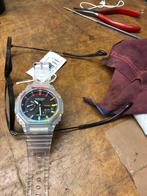 CASIO g-shock GA-2100 custom rainbow, Handtassen en Accessoires, Horloges | Heren, Verzenden, Nieuw, Casio