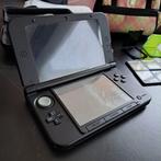 Nintendo 3DS XL + pokemon crystal (figitaal) en toebehoren, Games en Spelcomputers, Spelcomputers | Nintendo 2DS en 3DS, Zwart