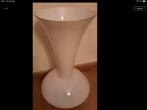 Vaas melkglas H 54 cm, Glas, Ophalen of Verzenden, Wit, Zo goed als nieuw