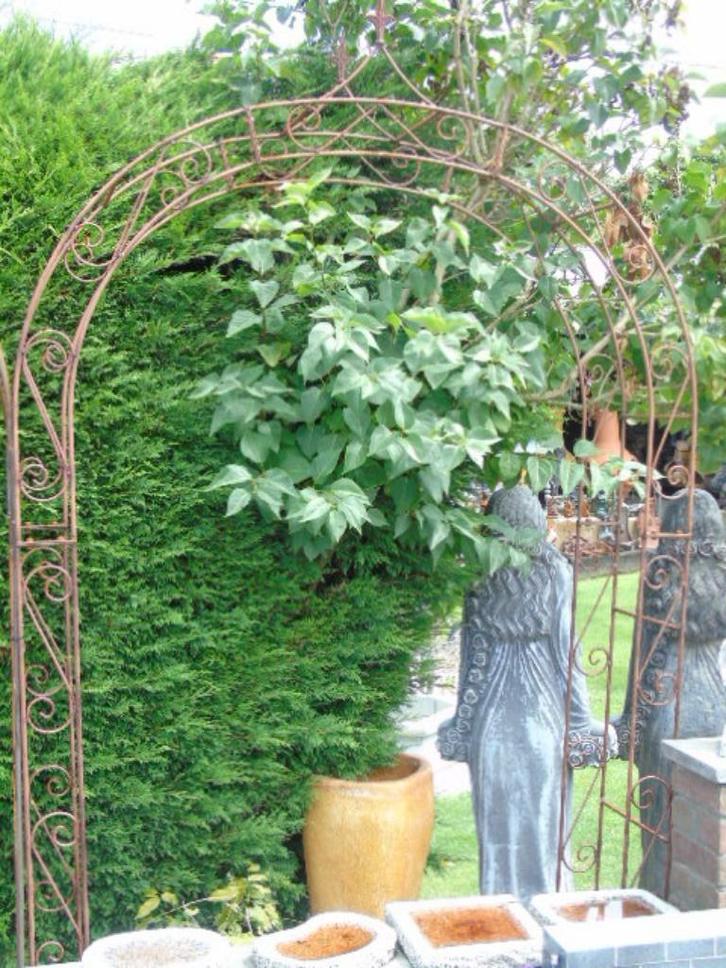 dubbele smeedijzeren tuinboog, lees de aankondiging, Tuin en Terras, Tuinmeubel-accessoires, Nieuw, Ophalen