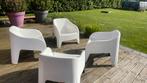 Lot de 4 chaises de jardin, Jardin & Terrasse, Empilable, Plastique, Utilisé