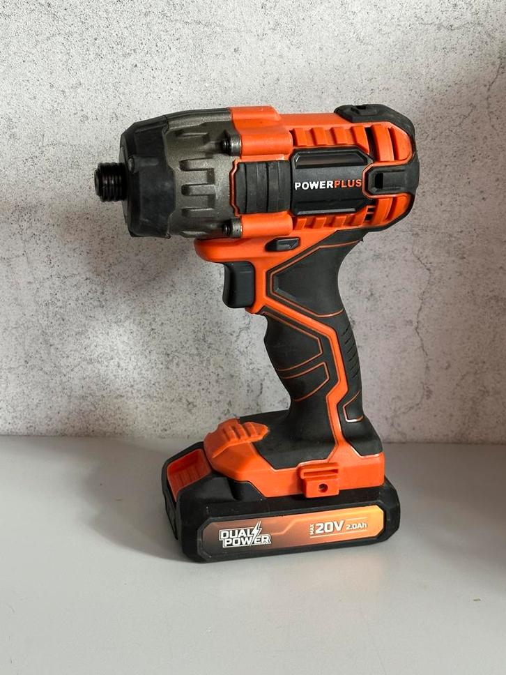 Visseuse à Chocs Sans Fil Power Plus 20V, Doe-het-zelf en Bouw, Gereedschap | Boormachines, Zo goed als nieuw, Ophalen of Verzenden