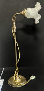 Bronze Desk Lamp Art Nouveau, Verzenden