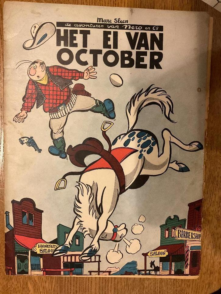 Strip Nero - Het ei van October - Marc Sleen, Verzamelen, Stripfiguren, Verzenden