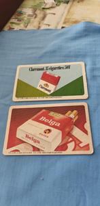 bierviltjes sigaretten merk Belga Claremont 13x8, Verzamelen, Rookartikelen, Aanstekers en Luciferdoosjes, Ophalen of Verzenden