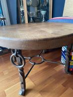 Table de salon ronde en chêne, Maison & Meubles, Ancien, Moins de 50 cm, Rond, 50 à 100 cm