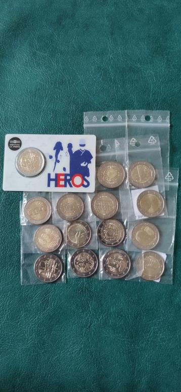 Herdenkingen van 2 euro 2004 tot 2020 beschikbaar voor biedingen