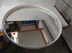 Grote ronde spiegel wit jaren 70, Huis en Inrichting, Woonaccessoires | Spiegels, Ophalen
