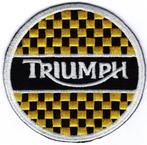 Triumph stoffen opstrijk patch embleem #2, Motoren, Verzenden, Nieuw