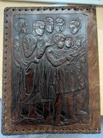 Lederen boekomslag, Antiek en Kunst, Antiek | Boeken en Manuscripten, Ophalen of Verzenden, Andere