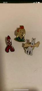 Lot van 3 retro Pins van Kuifje, Verzamelen, Ophalen of Verzenden, Zo goed als nieuw