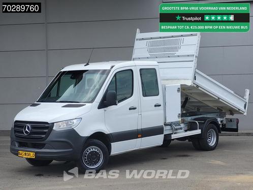 Mercedes Sprinter 514 CDI Open Laadbak met Kist Dubbel Cabin, Auto's, Bestelwagens en Lichte vracht, Bedrijf, Te koop, Airconditioning