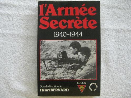 Oorlog 40-45 en het Belgische geheime leger — Henri Bernard, Boeken, Oorlog en Militair, Gelezen, Algemeen, Ophalen of Verzenden