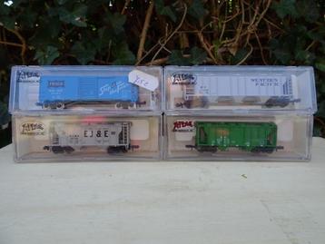 4x U.S. goederenwagon - Atlas Model Railroad Co. Inc. beschikbaar voor biedingen