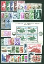 1957: volledig jaar 44 waarden plus 1 blok BL31** postfris, Verzenden, Orginele gom, Zonder stempel, Postfris