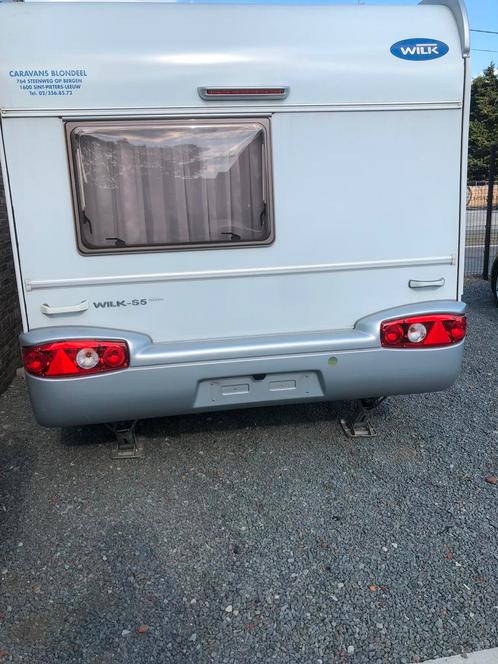 WILK 450 S5, Caravans en Kamperen, Caravans, Particulier, Wilk, Vast bed, Fietsenrek, Ophalen