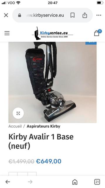 Aspirateur kirby 100 avalir 