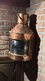 Antieke Engelse scheepslamp (koper), Antiek en Kunst, Ophalen