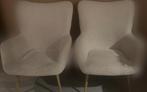 2x JYSK Teddy Stoelen – Zacht & Comfortabel!, Ophalen, Gebruikt, Twee