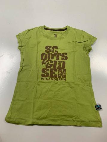 Scouts en gidsen Vlaanderen t-shirt maat 12-14 beschikbaar voor biedingen