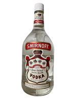 Smirnoff Red Label Vodka 1,75 liters Vintage Collector, Autres types, Utilisé, Enlèvement ou Envoi, Autres régions