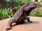 KOMODO VARAAN - houten beeld uit Flores Indonesië, Antiek en Kunst, Ophalen of Verzenden
