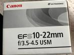 Lens canon groothoek 10-22mm, Ophalen, Zo goed als nieuw