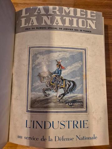 Vintage tijdschrift 1952 – L’Armée et la Nation beschikbaar voor biedingen