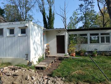 Grote wooncontainer bestaande uit 5 containers 82m² . beschikbaar voor biedingen
