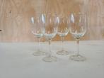 4 wijnglazen, Ophalen of Verzenden, Zo goed als nieuw, Glas, Glas of Glazen
