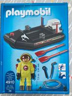 Playmobil 4910 zodiac met duiker - in originele doos, Kinderen en Baby's, Speelgoed | Playmobil, Ophalen of Verzenden, Zo goed als nieuw