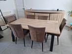 Salle à manger complète + meuble TV, Huis en Inrichting, Complete eetkamers, Ophalen, Zo goed als nieuw